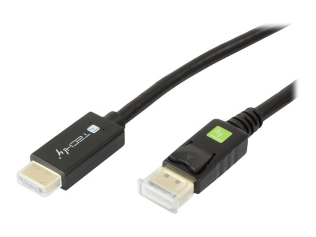 EFB TECHLY Konverterkabel DisplayPort 1.2 auf HDMI schwarz 3m - Detailansicht