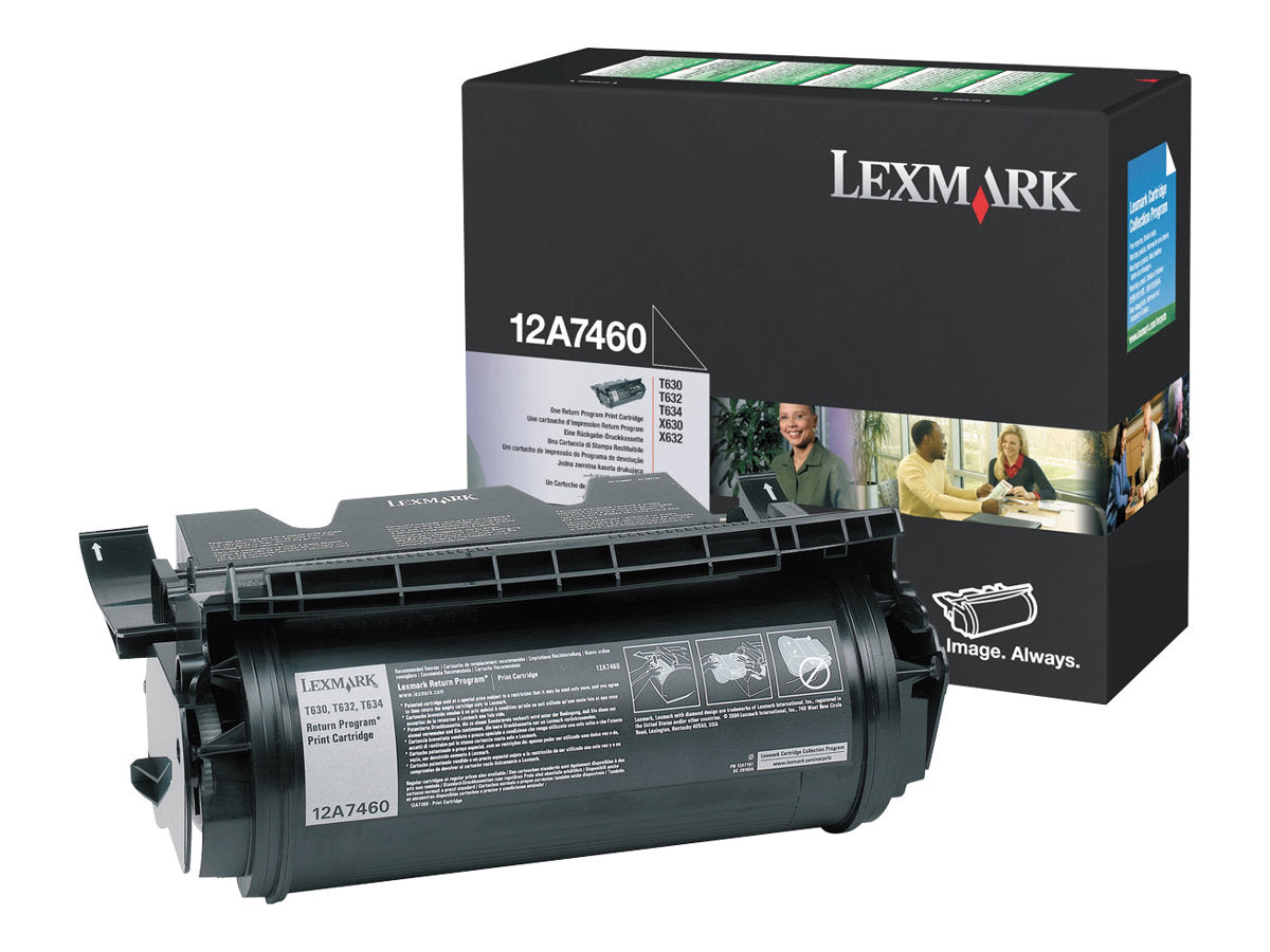 LEXMARK T63X Toner schwarz Vorderansicht