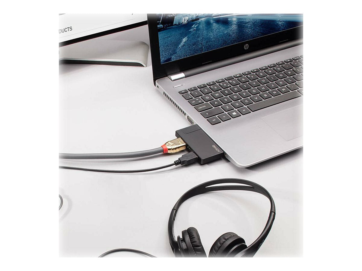 LINDY DST-Micro USB C Laptop Micro Dockingstation Vorderansicht