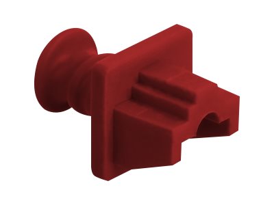 DELOCK Staubschutz für RJ45 Buchse 10 Stück rot