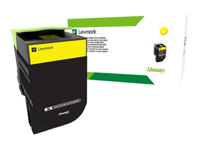 LEXMARK 702HYE Toner gelb Vorderansicht