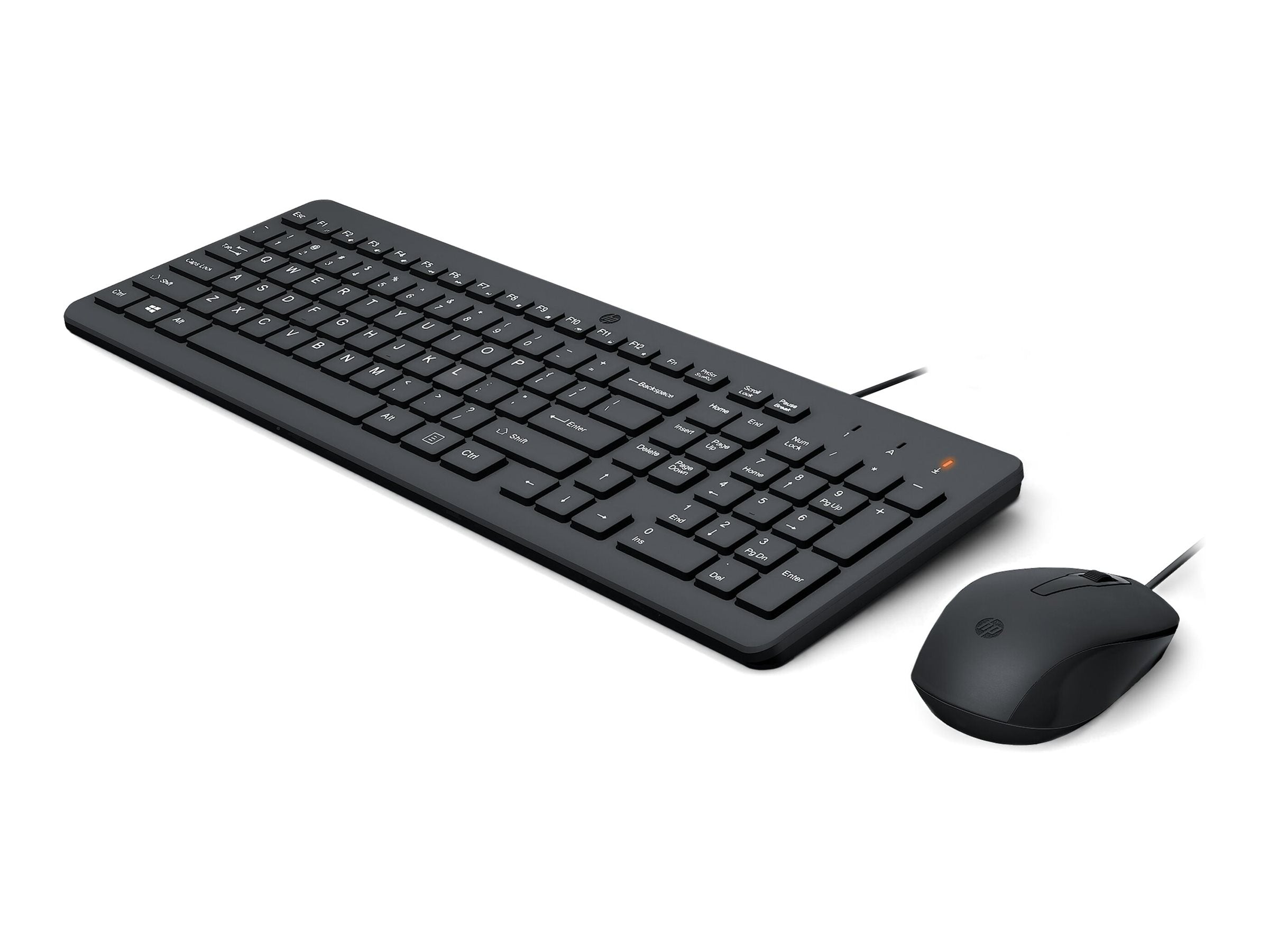 HP 150 Wired Mouse and Keyboard Combination - Seitenansicht