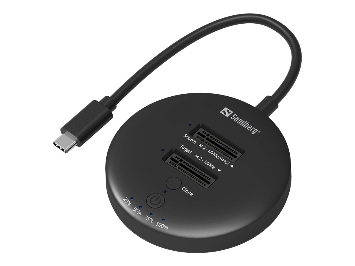 SANDBERG USB3.2 Cloner Dock for NVMe M.2 SSD - Verpackung