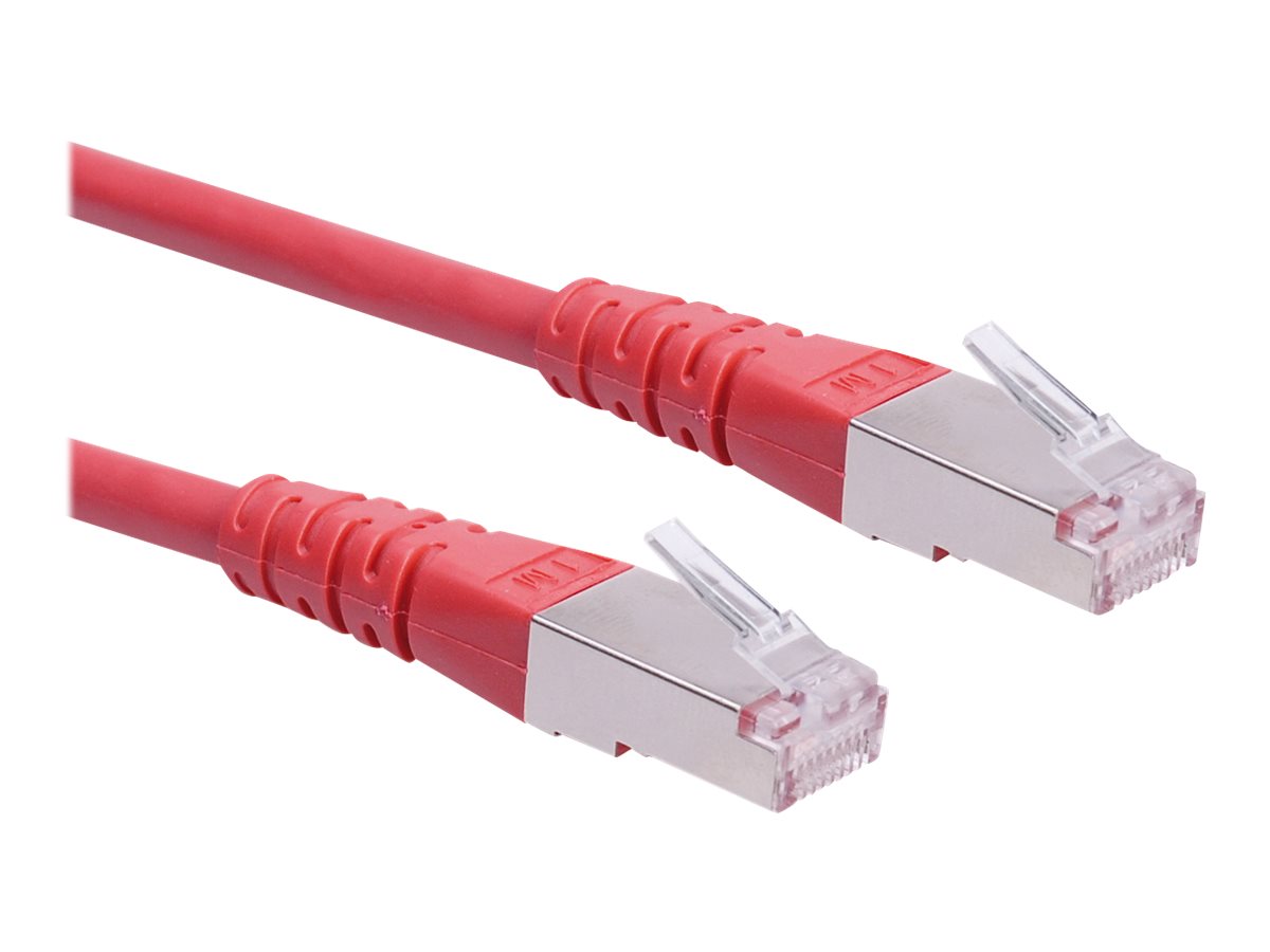 ROLINE Patchkabel Kat.6 Class E S/FTP PiMF rot 3m - Verpackung