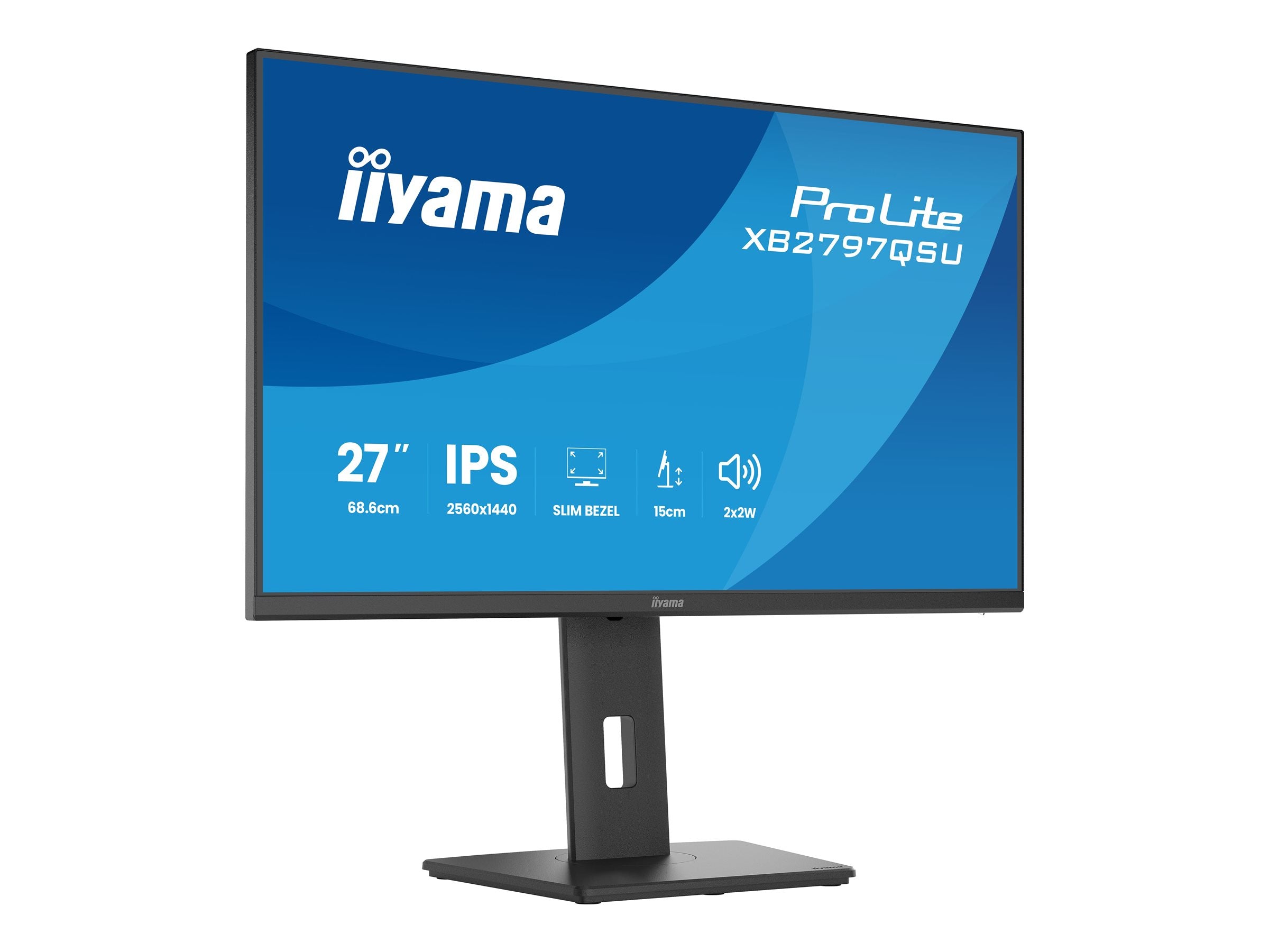 IIYAMA XB2797QSU-B1 Monitor Seitenansicht