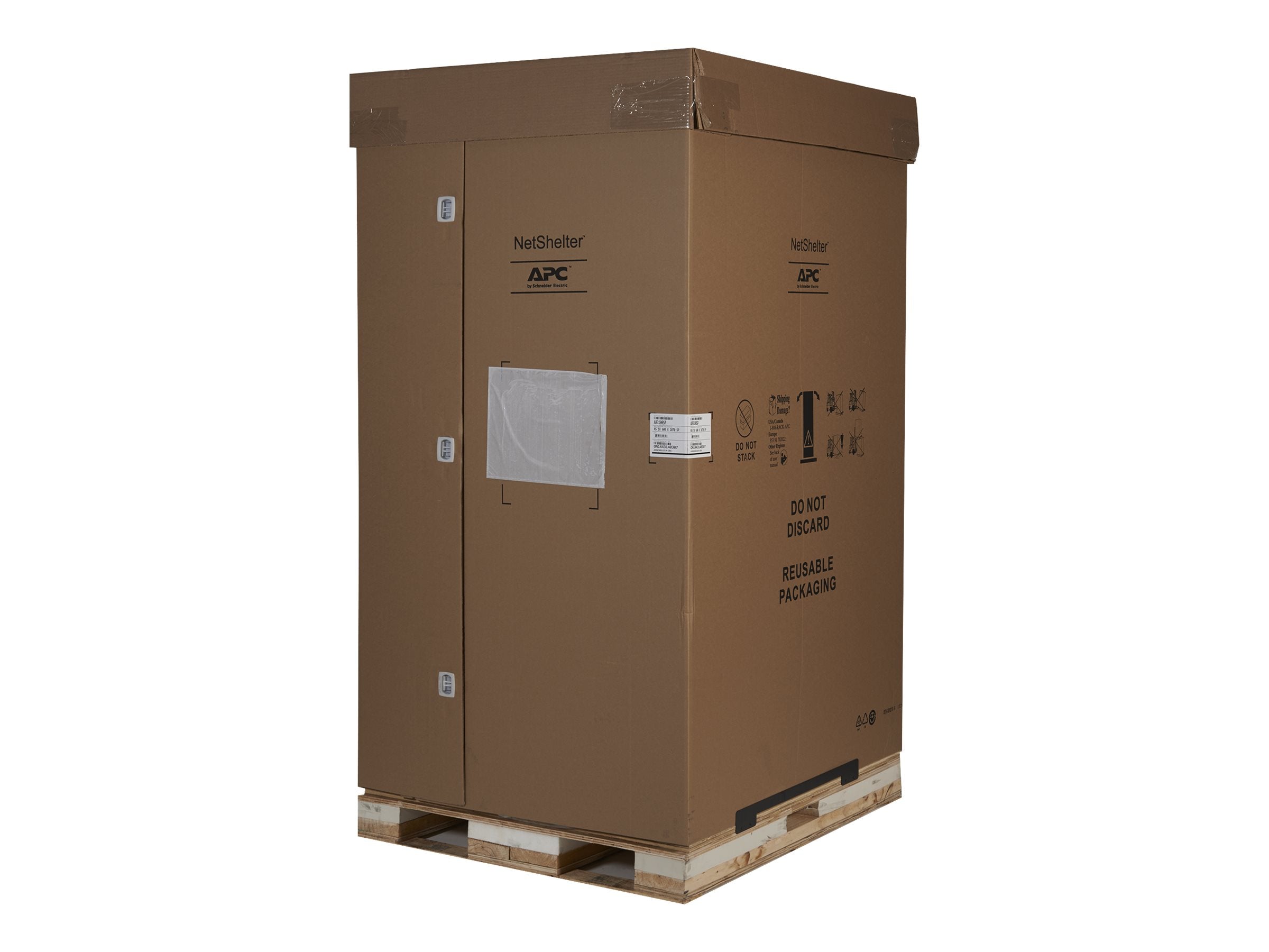 APC NetShelter SX 42U 750mm Wide x 1200mm Deep Enclosure with Sides Black 2000 lbs. Shock Packaging