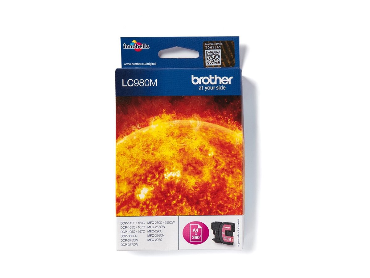 BROTHER LC980M Tinte magenta Verpackung