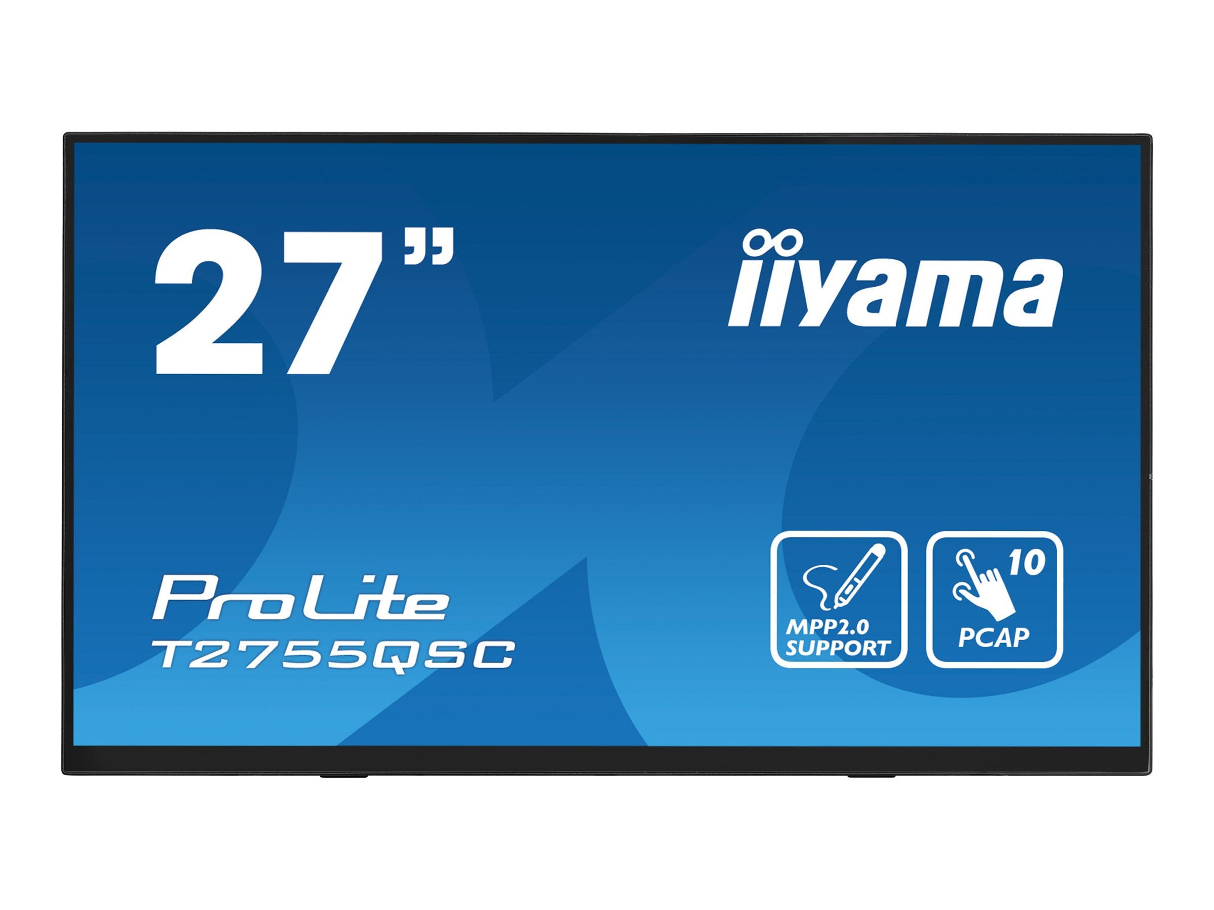 IIYAMA T2755QSC-B1 Monitor Vorderansicht