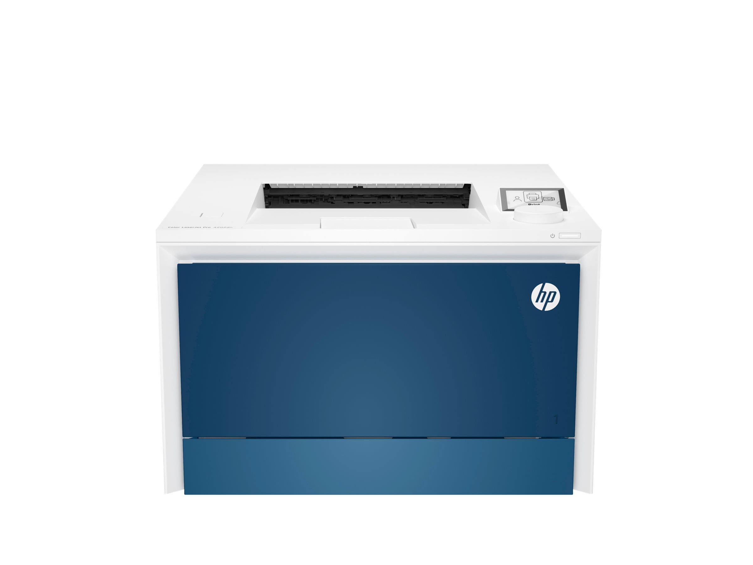 HP Color LaserJet Pro 4202dn Printer Seitenansicht