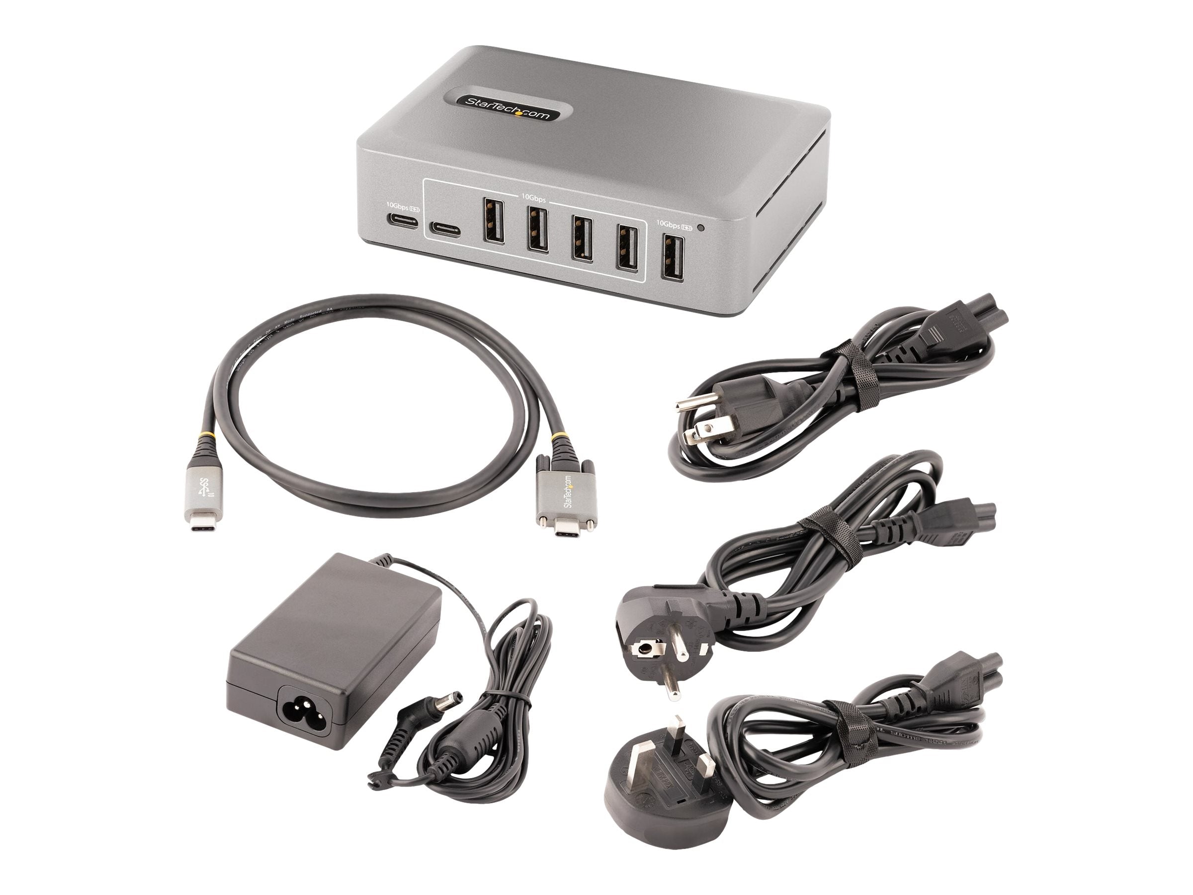STARTECH.COM 10-Port USB-C Hub Vorderansicht