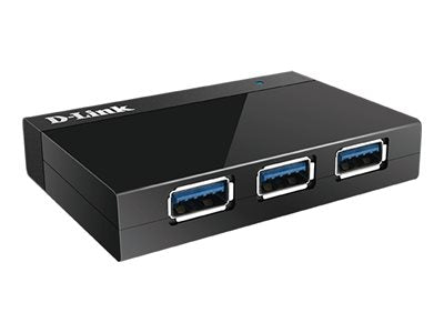 D-LINK DUB-1340 4-Port USB 3.0 Hub Rückansicht