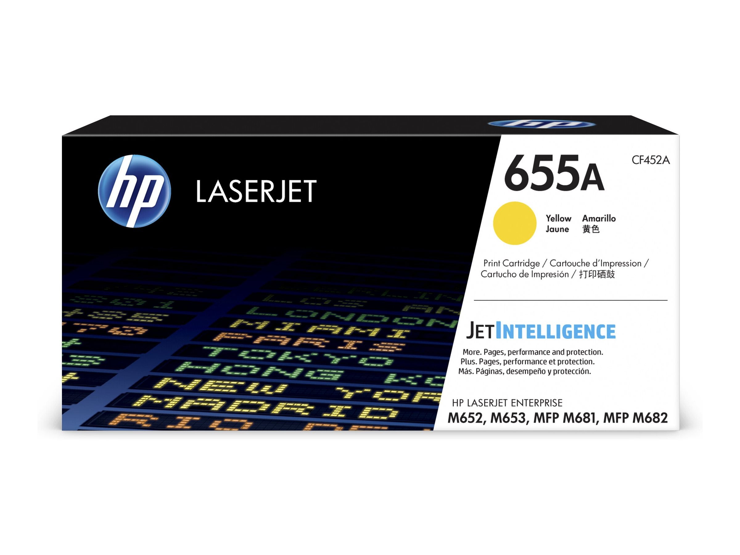 HP 655A Original LaserJet Toner Gelb - Verpackung