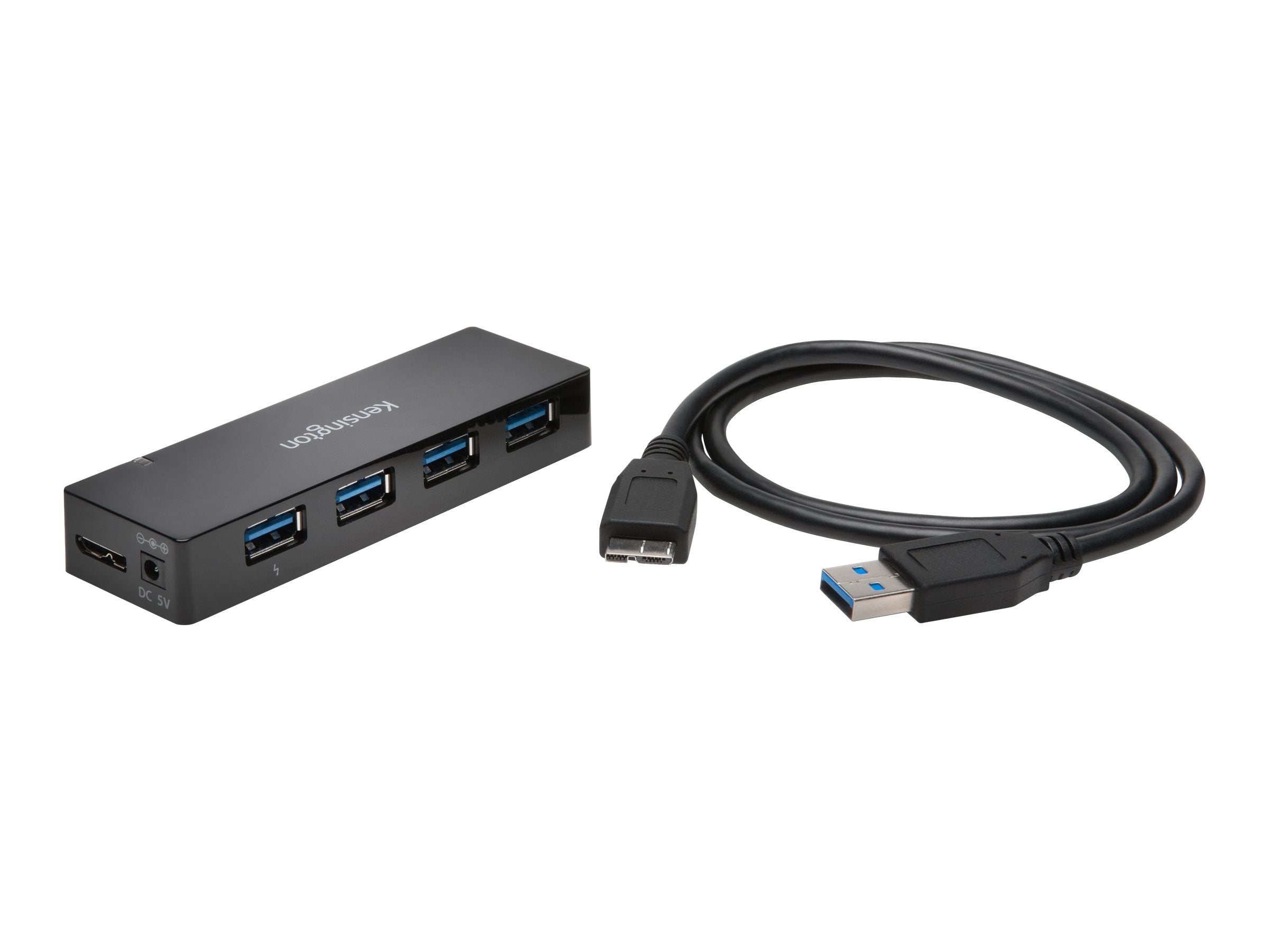 KENSINGTON USB 3.0 4 Port Hub Plus Charging EU - Anschlussmöglichkeiten