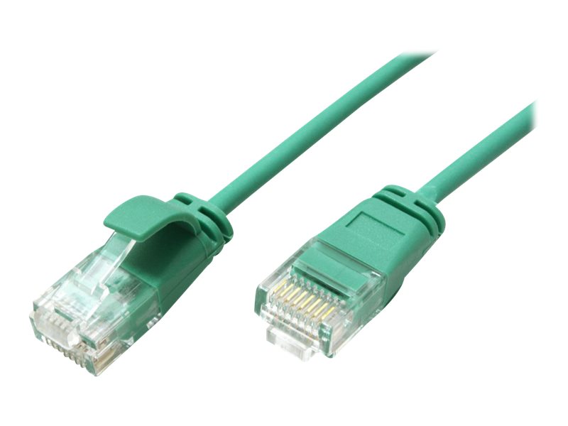 ROLINE UTP DataCenter Patchkabel Kat.6A Class EA LSOH slim grün 0,3m Verpackung