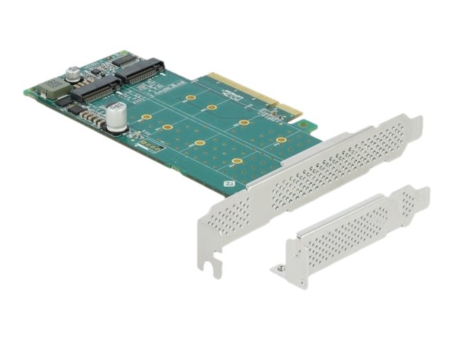 DELOCK PCI Express x8 Karte Vorderansicht