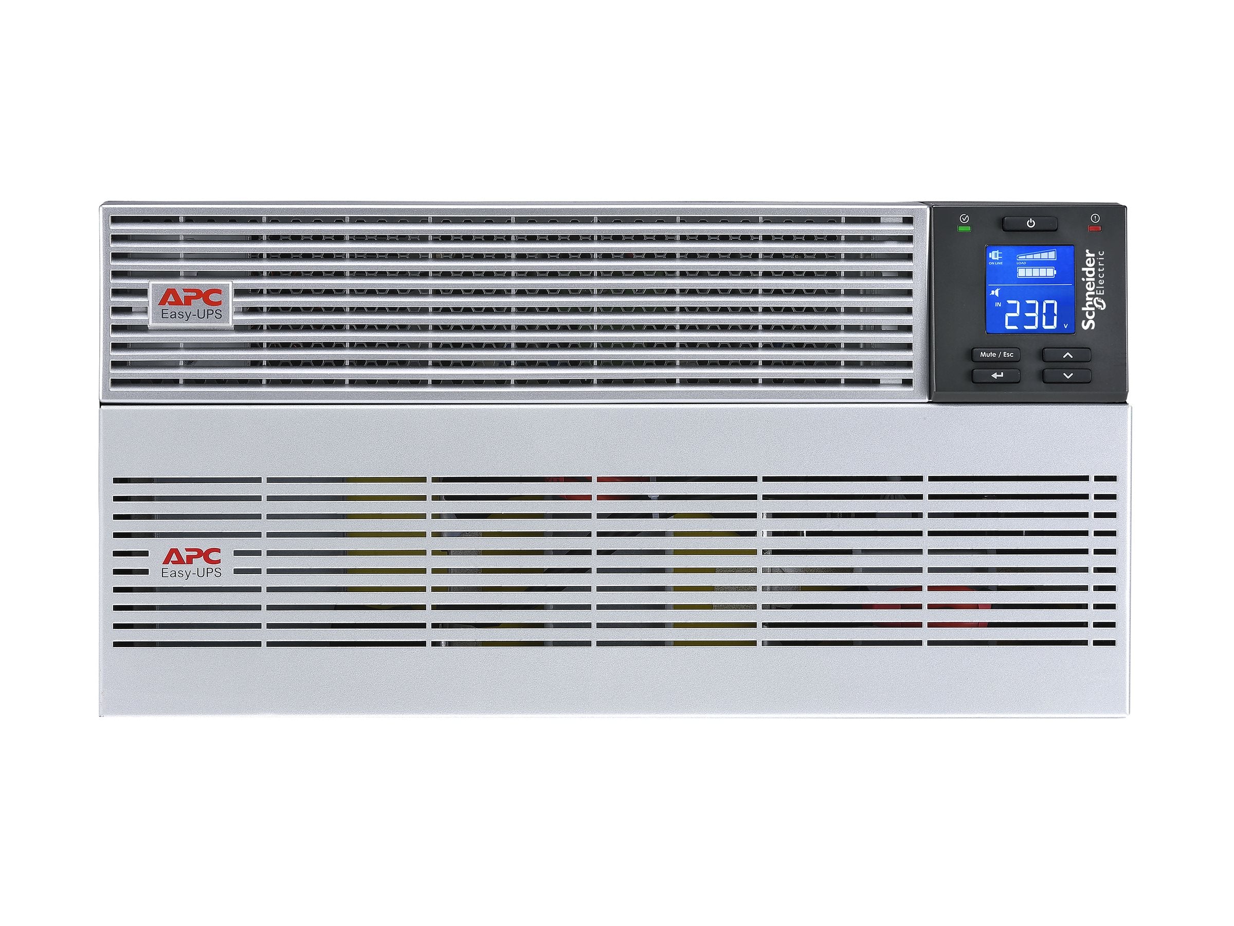 Verpackung der APC Easy UPS On-Line Li-Ion SRVL RT Ext. Runtime 6000VA 230V