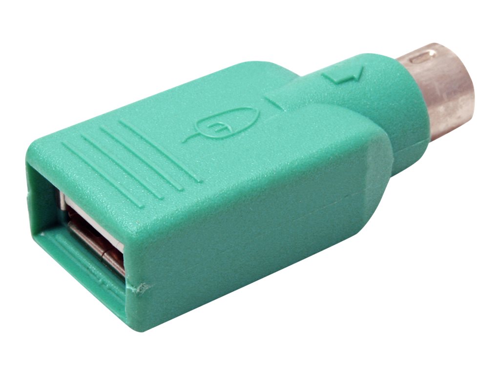 VALUE PS/2 - USB Maus-Adapter grün Vorderansicht