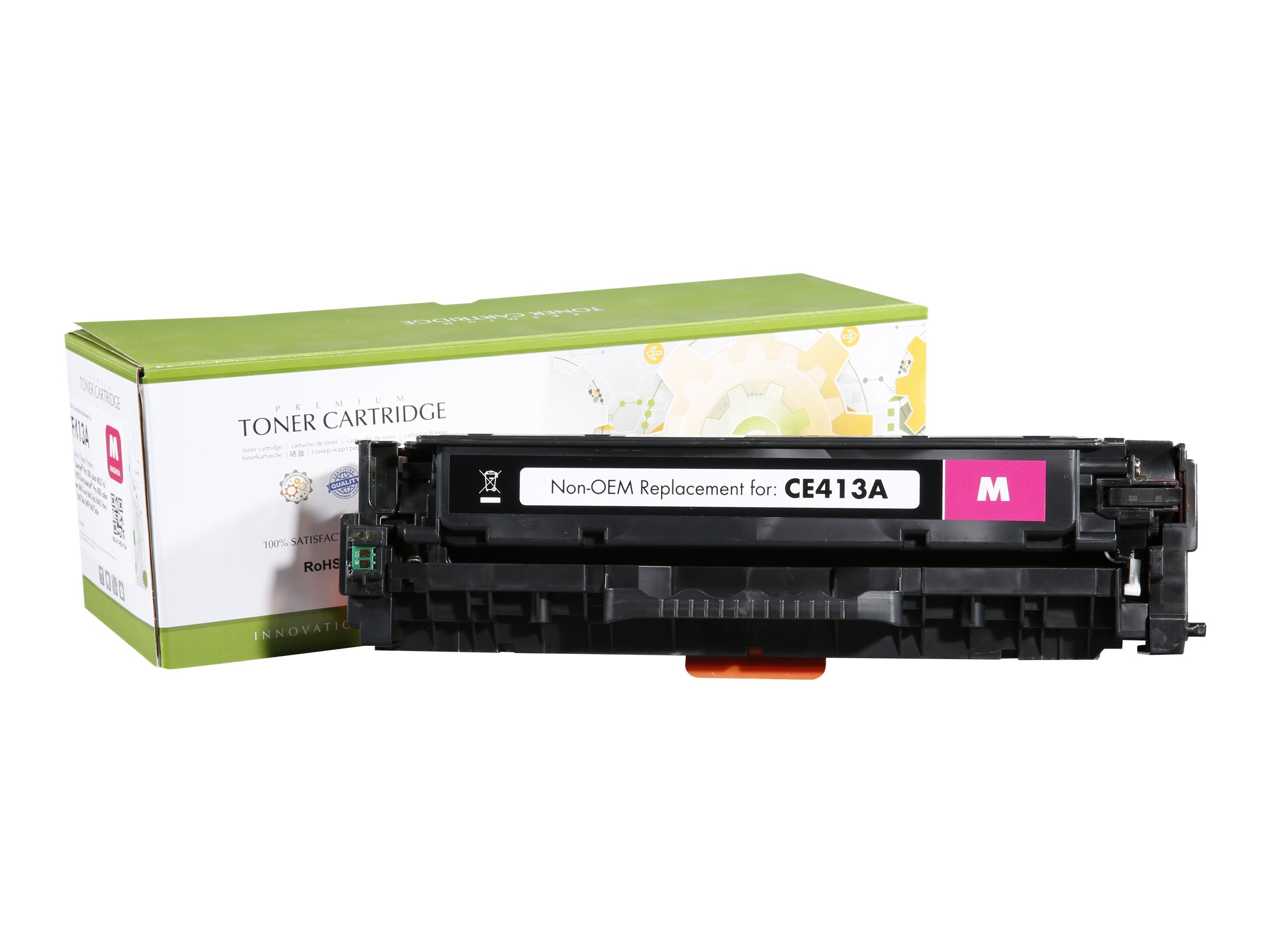 STATIC Tonerpatrone HP CE413A magenta Vorderansicht