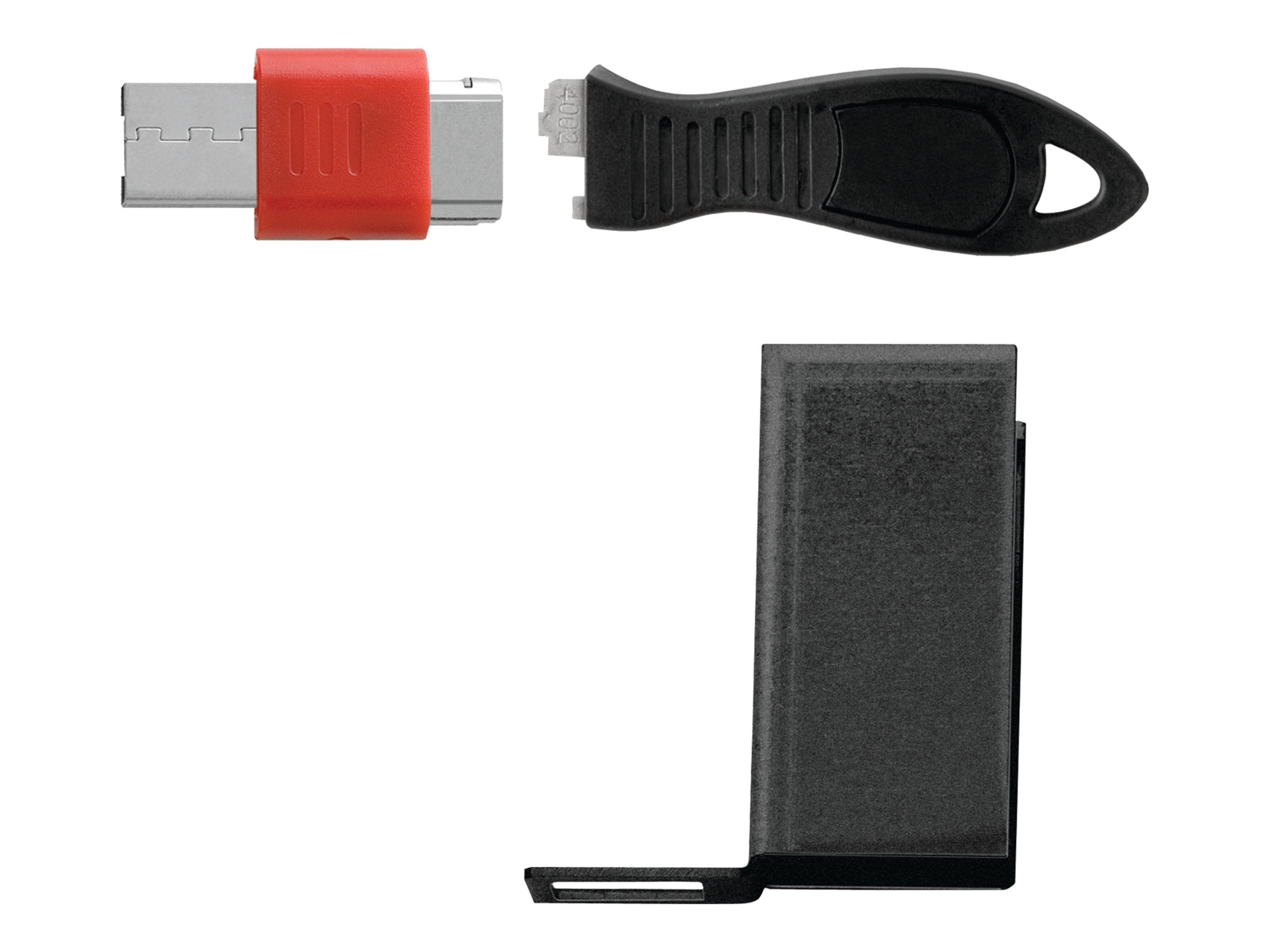 KENSINGTON USB Lock W Cable Guard Rectang - Vorderansicht
