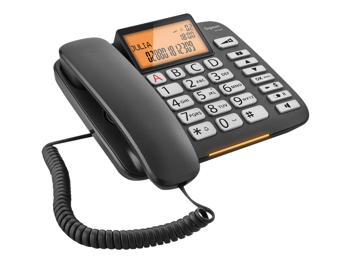 GIGASET DL580 schnurgebundenes Telefon mit beleuchtetem Display