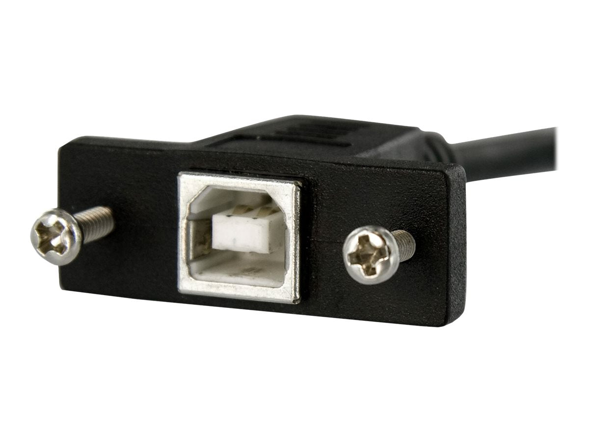 STARTECH.COM 3 ft Panel Mount USB Cable B to B - F/M Detailansicht