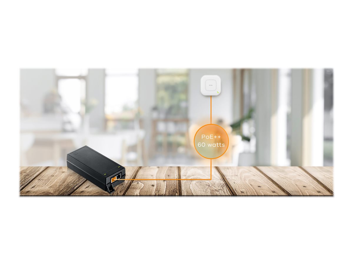 ZYXEL PoE12-60W Multi Gig Injector Vorderansicht