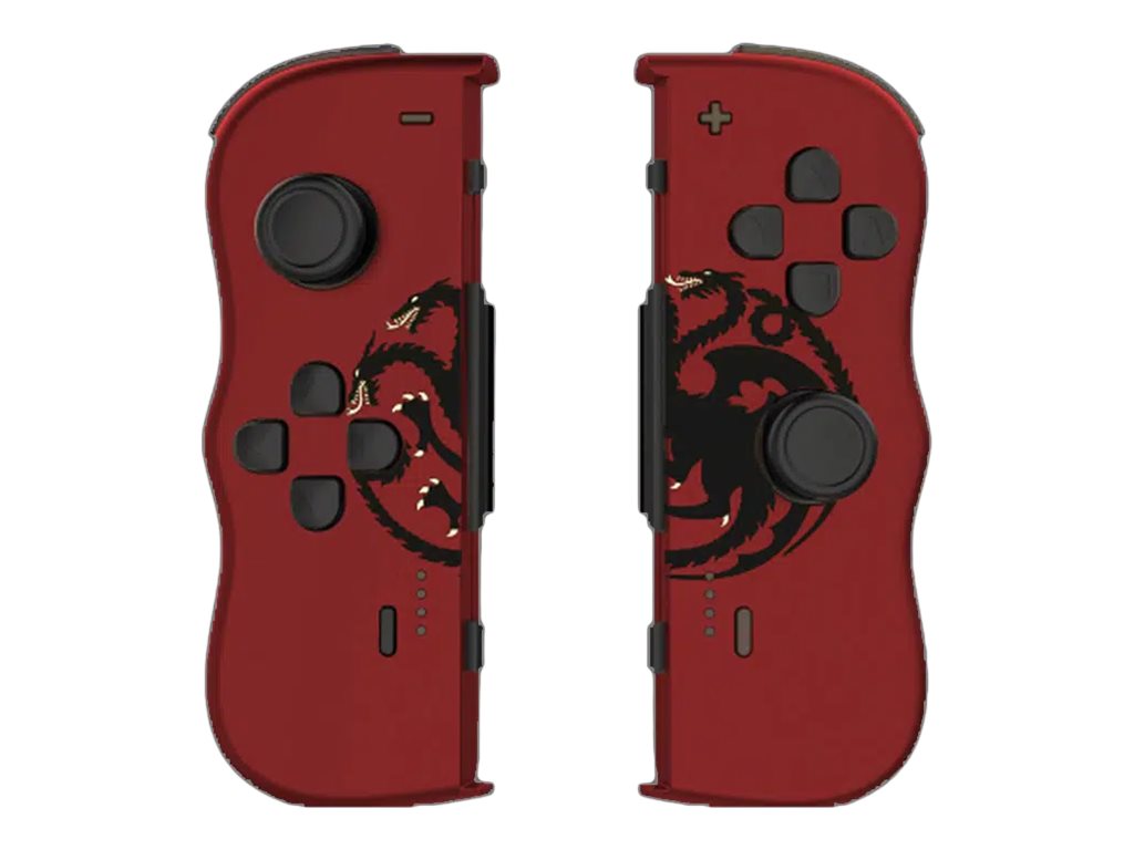 LEXIP X GAME OF THRONES Black Lights Twinpads Controller Red - Detailansicht
