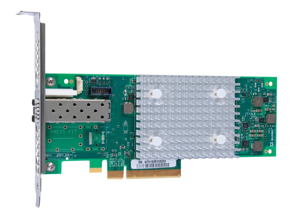 LENOVO ISG ThinkSystem Qlogic QLE2740 PCIe 32Gb 1-Port SFP+ Fibre Channel Adapter - Vorderansicht