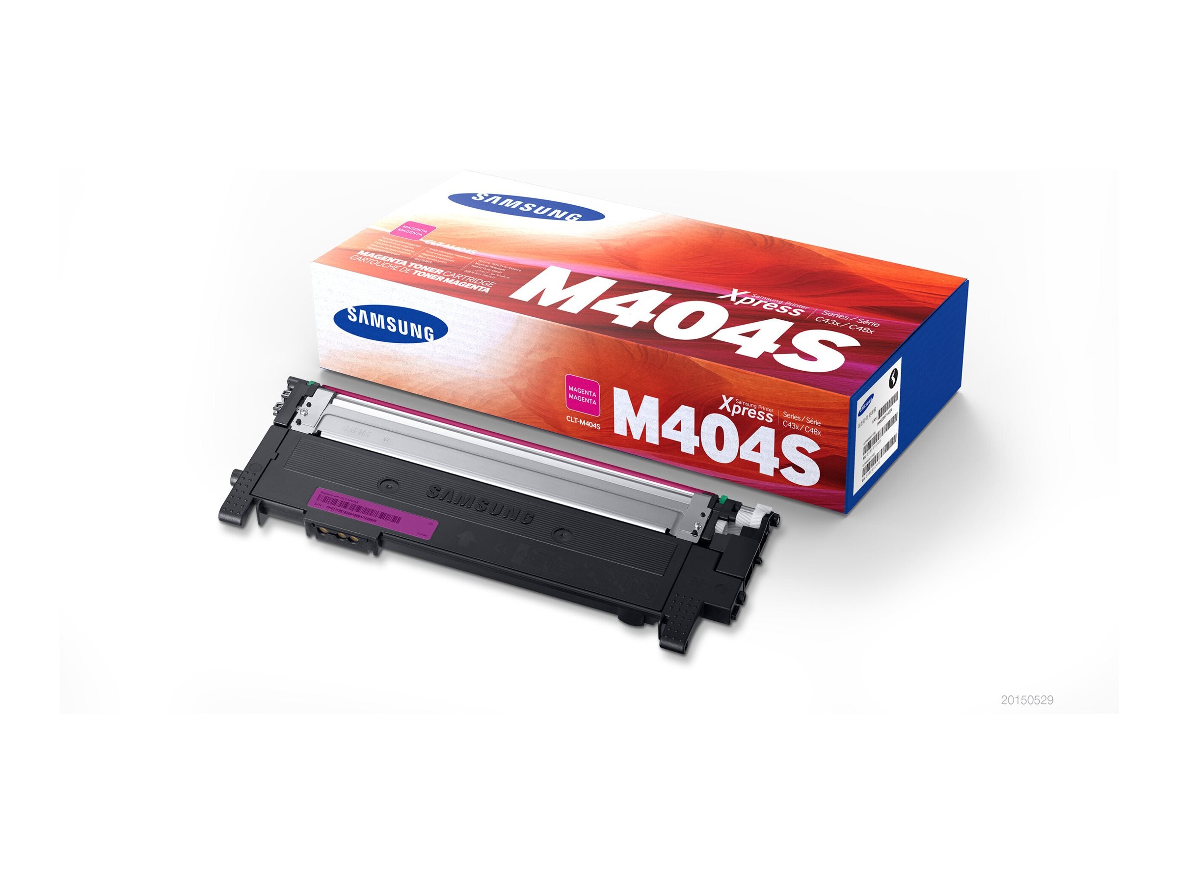 SAMSUNG original Toner cartridge LT-M404S/ELS Magenta Verpackung