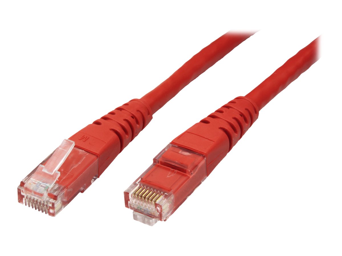 ROLINE Patchkabel Kat.6 Class E UTP rot 1,5m - Vorderansicht