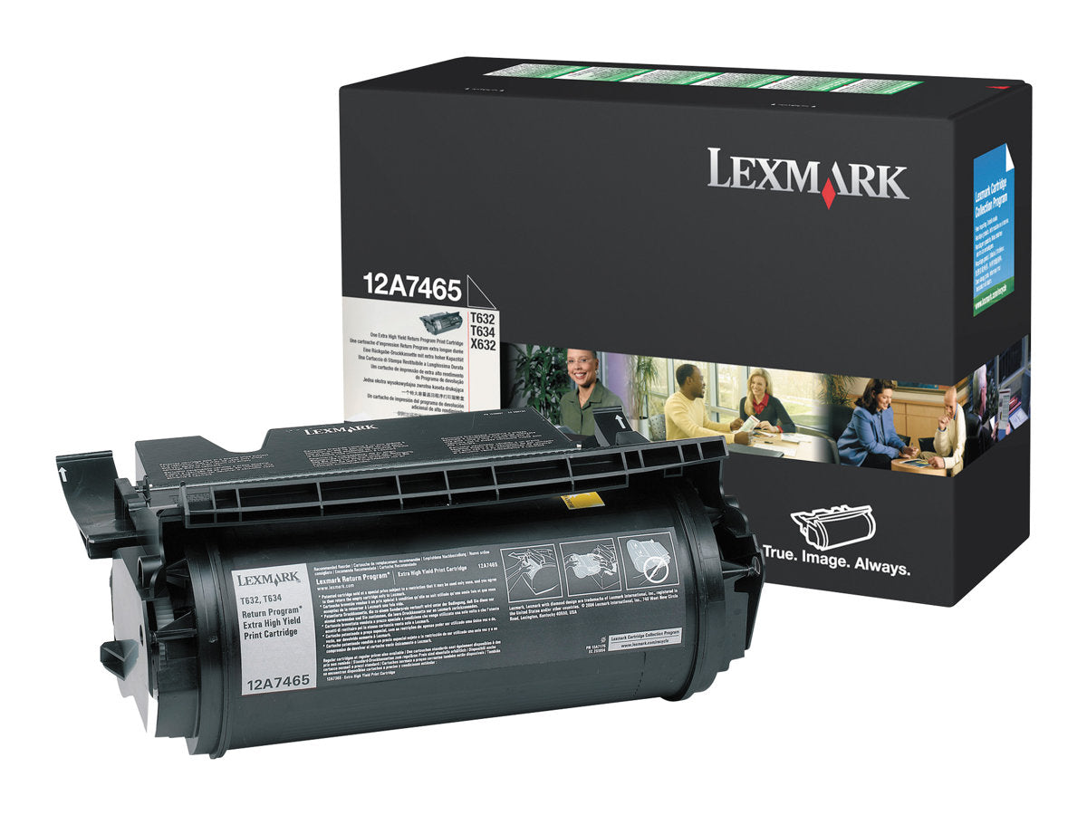LEXMARK T632, T634 Toner schwarz Verpackung