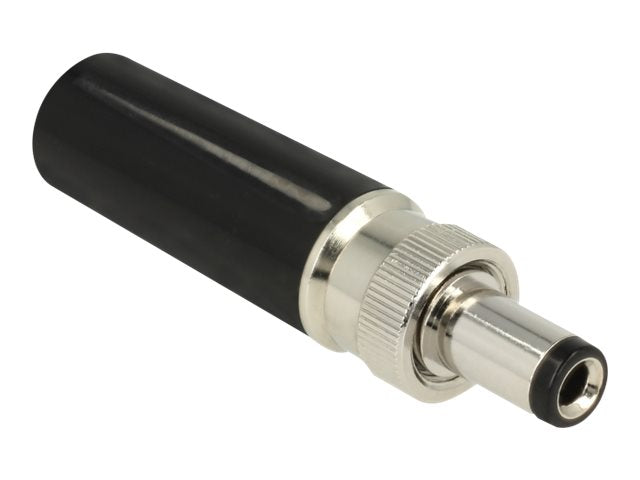 DELOCK Steckverbinder DC 5,5 x 2,5 mm Hohlstecker Vorderansicht