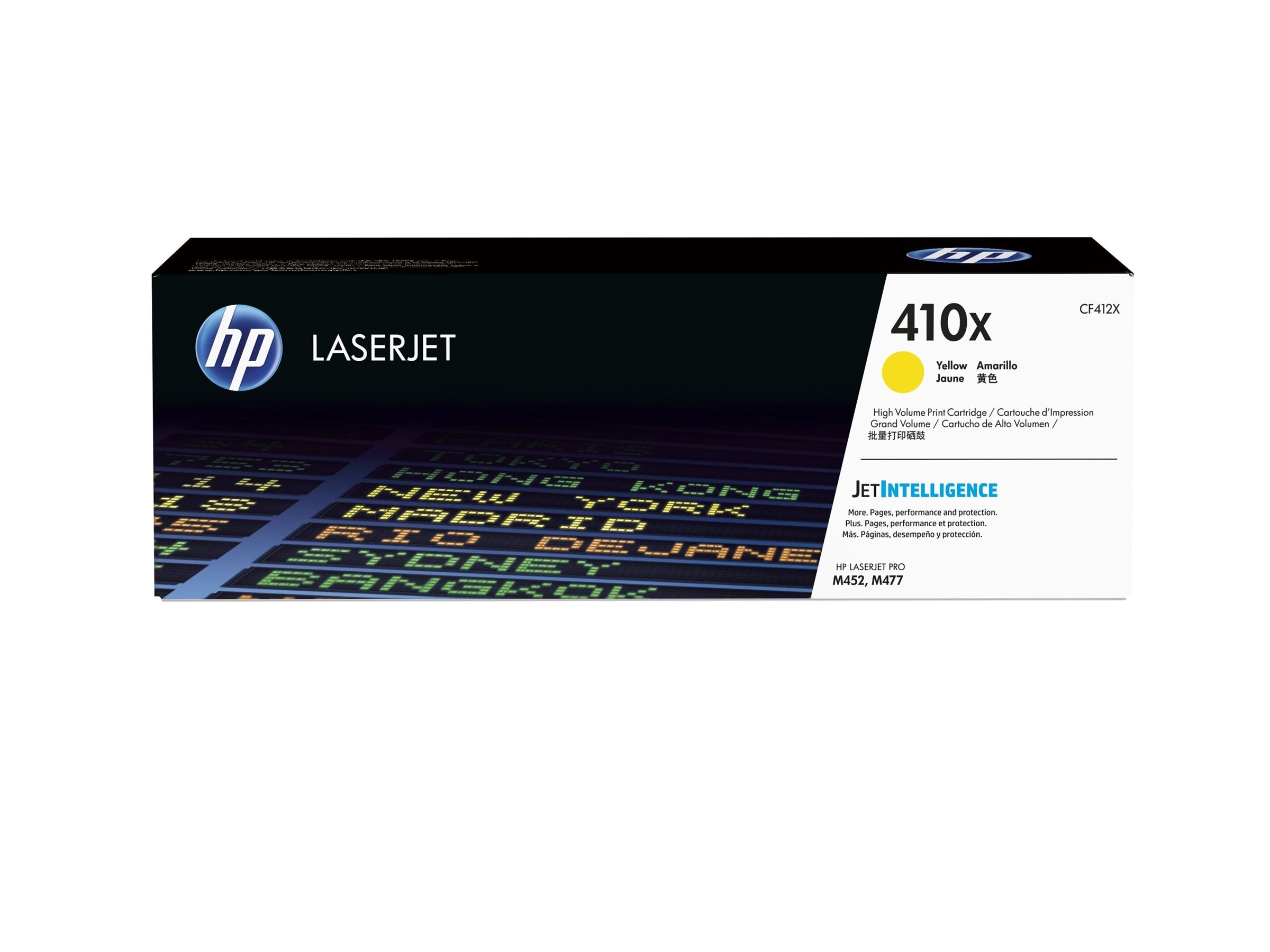 HP 410X Original Toner Cartridge gelb HY Vorderansicht