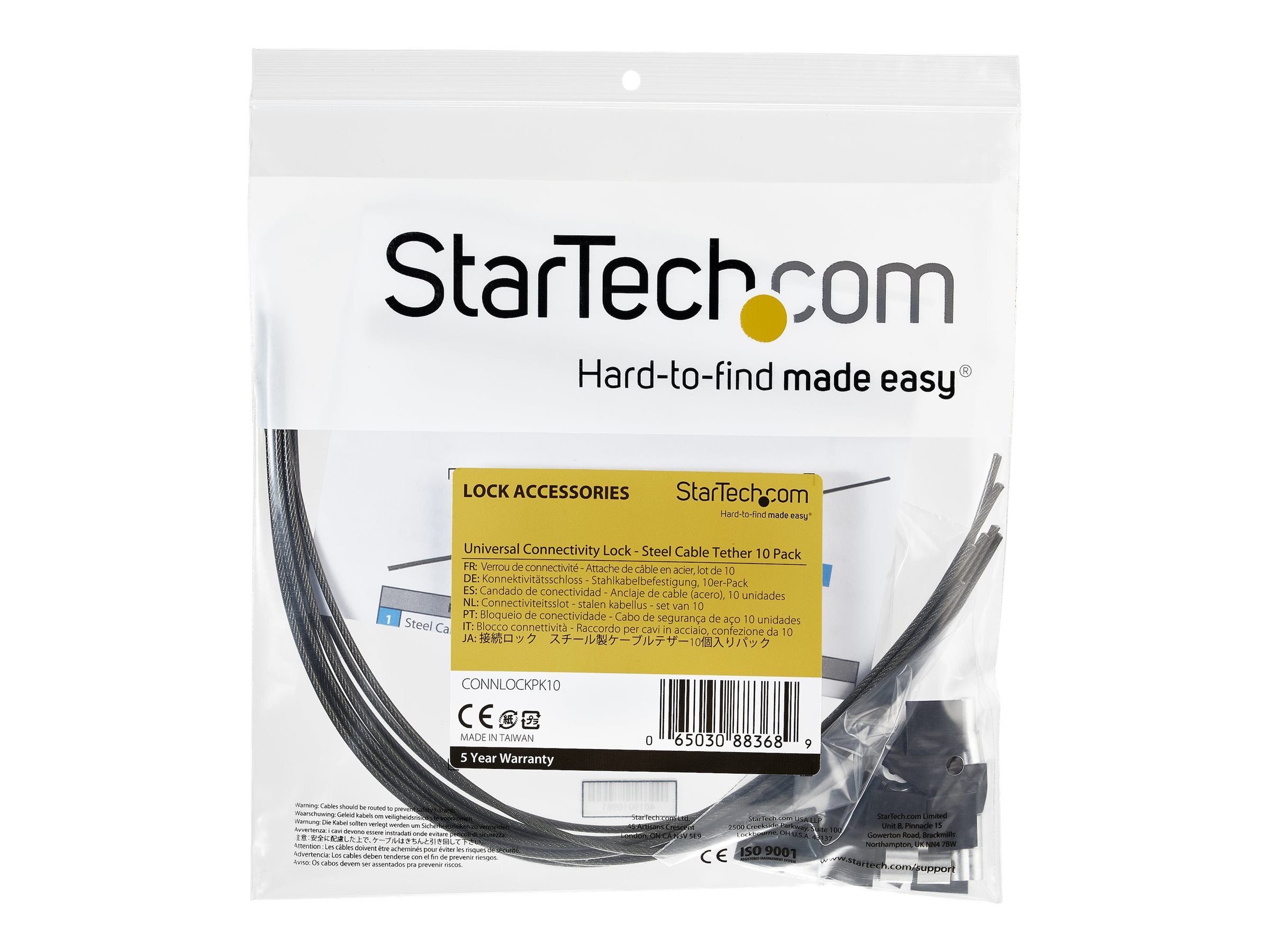 STARTECH.COM Security Tether Cable Vorderansicht