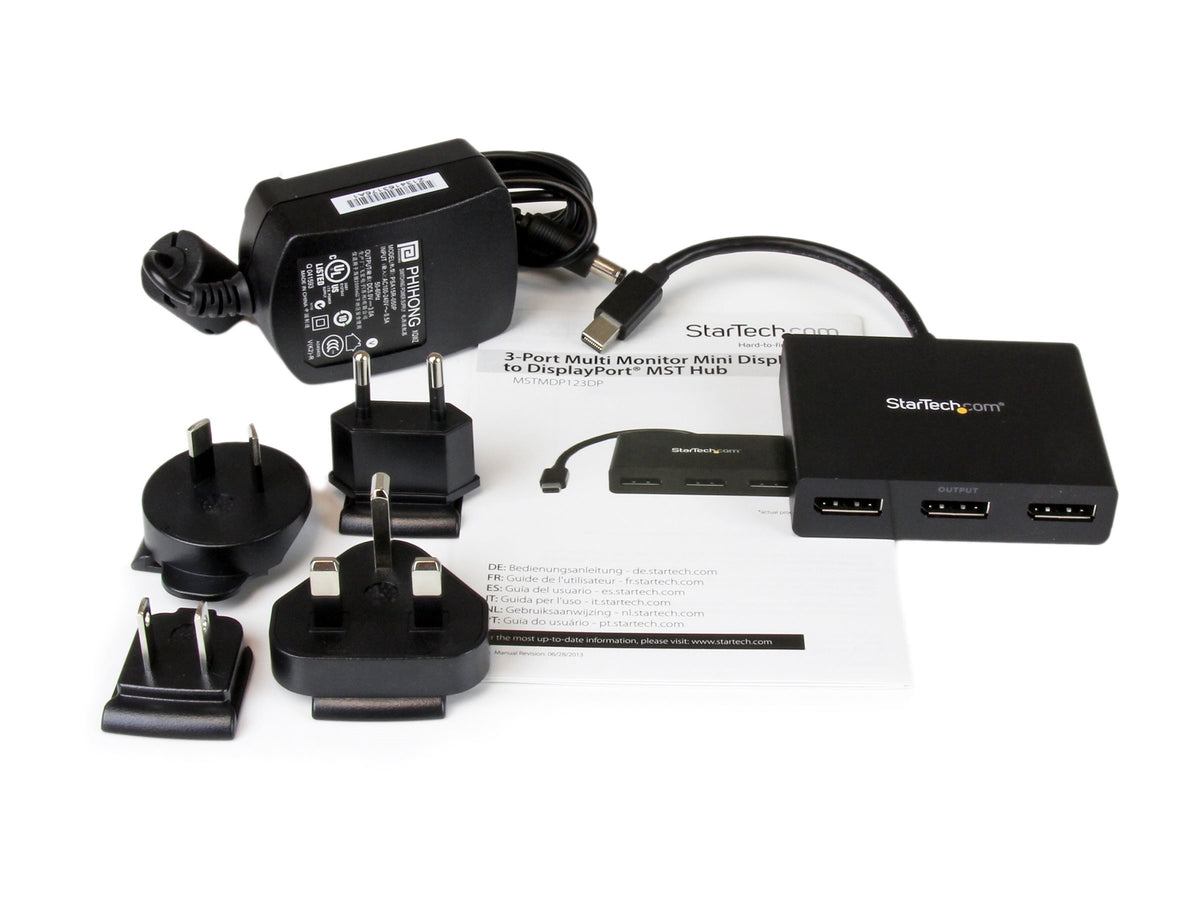 STARTECH.COM Mini DisplayPort 1.2 auf DisplayPort MST Hub - Anschlussansicht