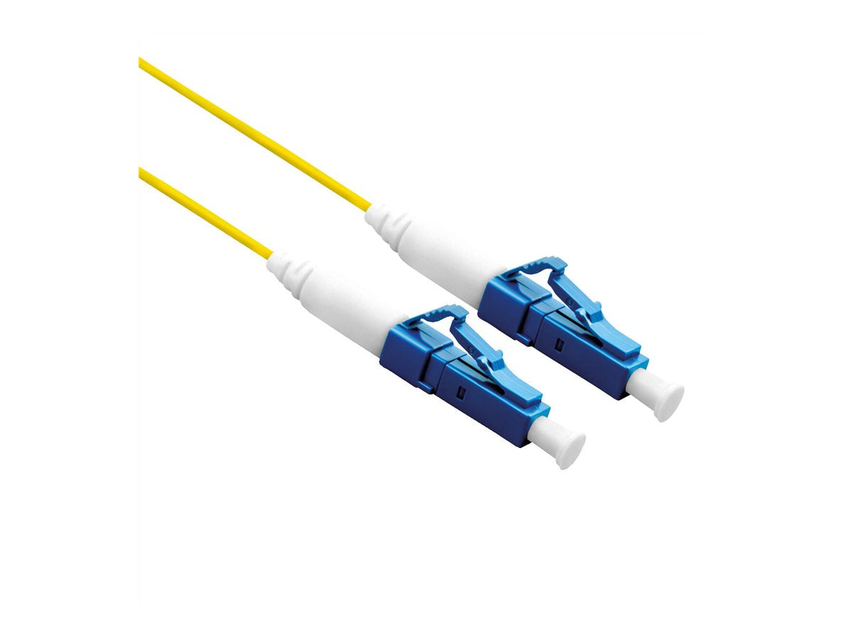 ROLINE Glasfaserkabel 9/125um OS2 LC/LC Stecker LSOH simplex gelb 0,5m - Verpackung