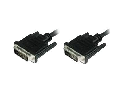 TECHLY DVI-24+5 Dual-Link Anschlusskabel schwarz 1,8m Verpackung