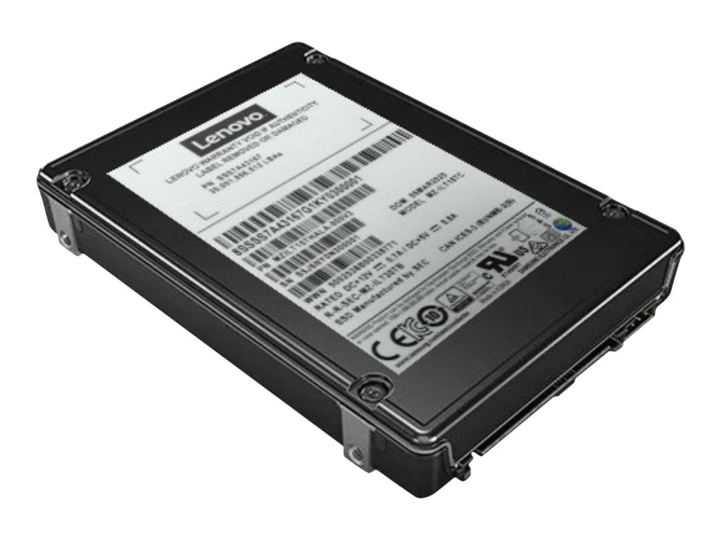 LENOVO ISG ThinkSystem 6,35cm 2,5Zoll PM1653 30.72TB Read Intensive SAS 24Gb HS SSD Vorderansicht