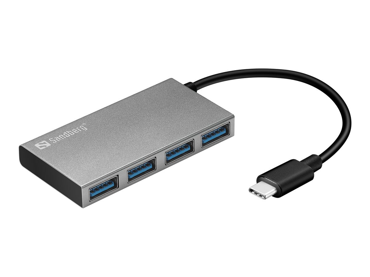 SANDBERG USB-C to 4 xUSB 3.0 Pocket Hub Verpackung