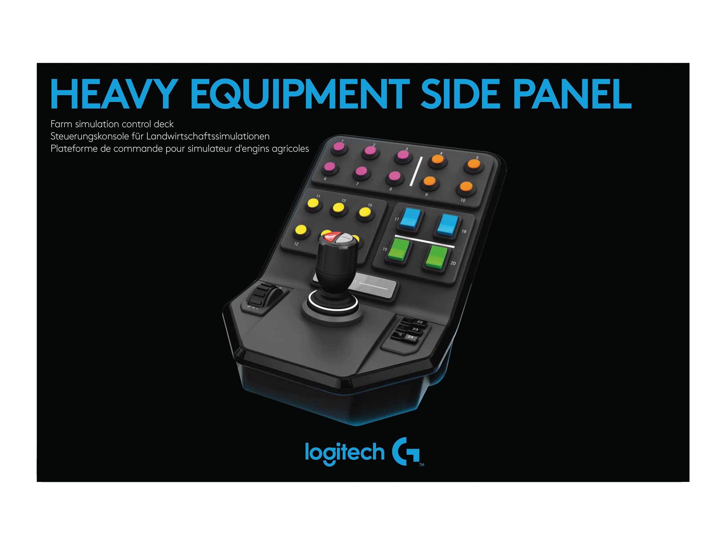 LOGITECH Heavy Equipment Side Panel Flight simulator controller Vorderansicht