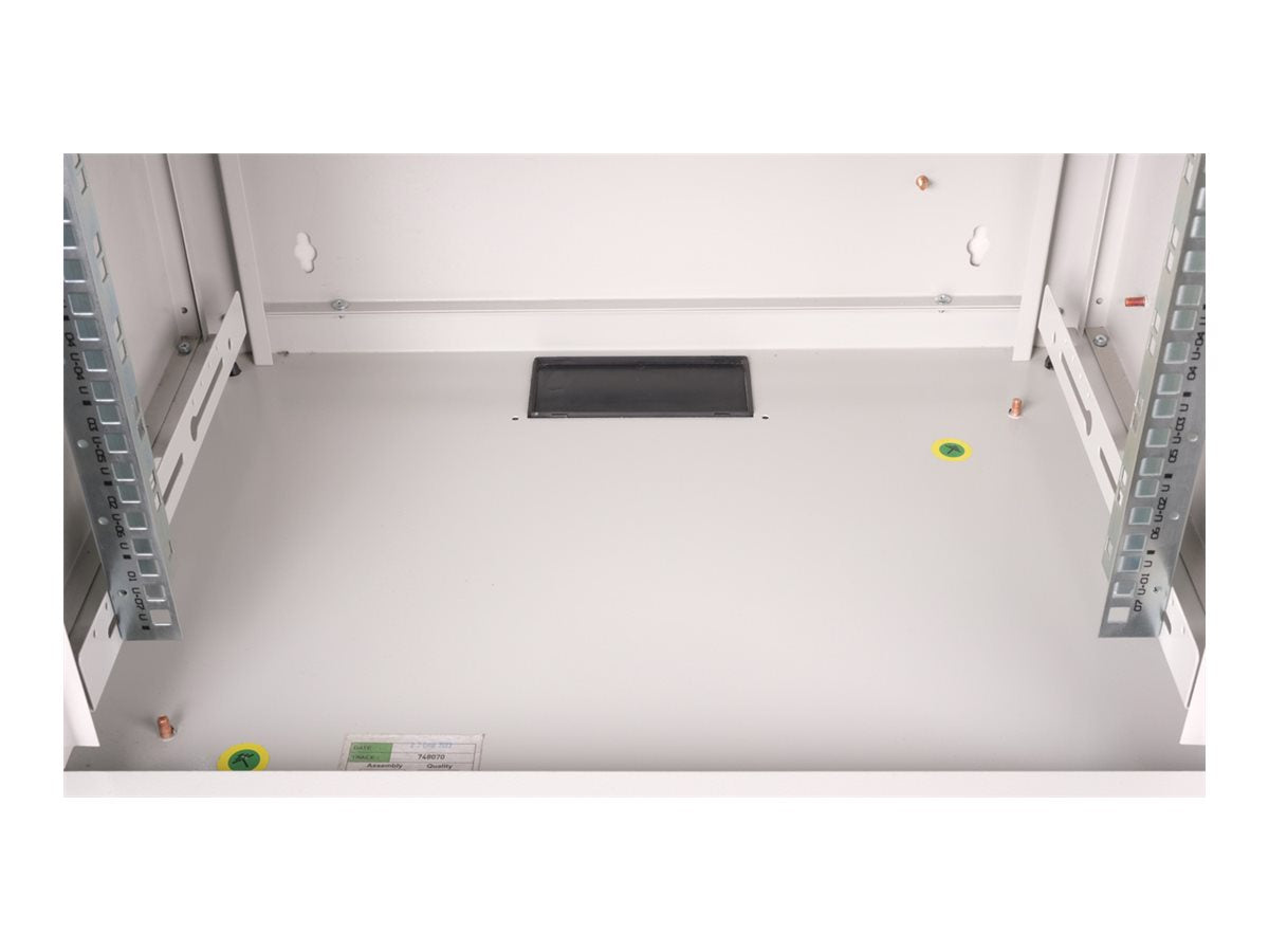 ROLINE Wandgehäuse Pro 48,26cm 19Zoll 7 HE 600x450 BxT grau - Vorderansicht