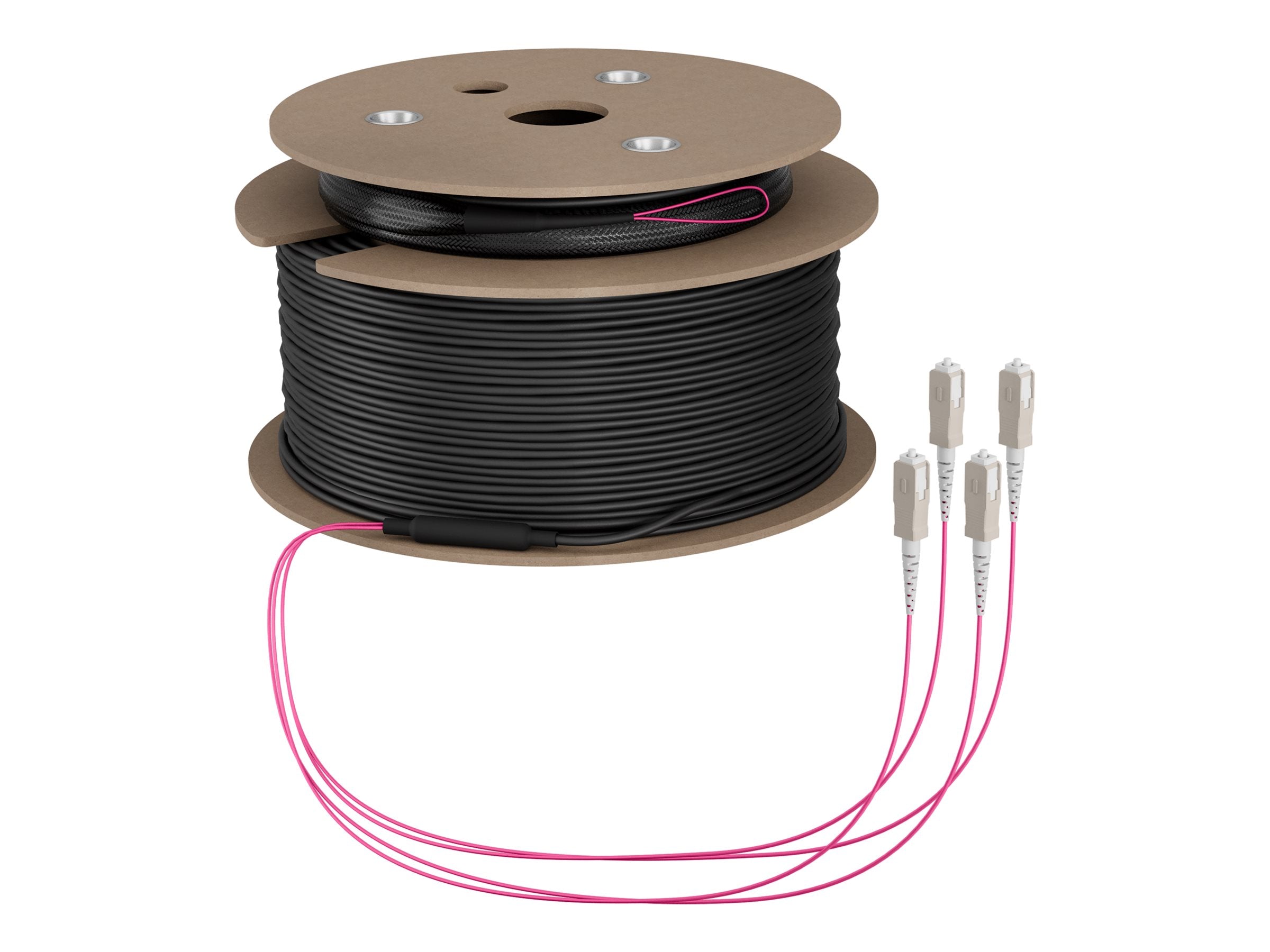EFB Trunkkabel U-DQ ZN BH 4G 50/125 SC/SC OM4 120m - Vorderansicht