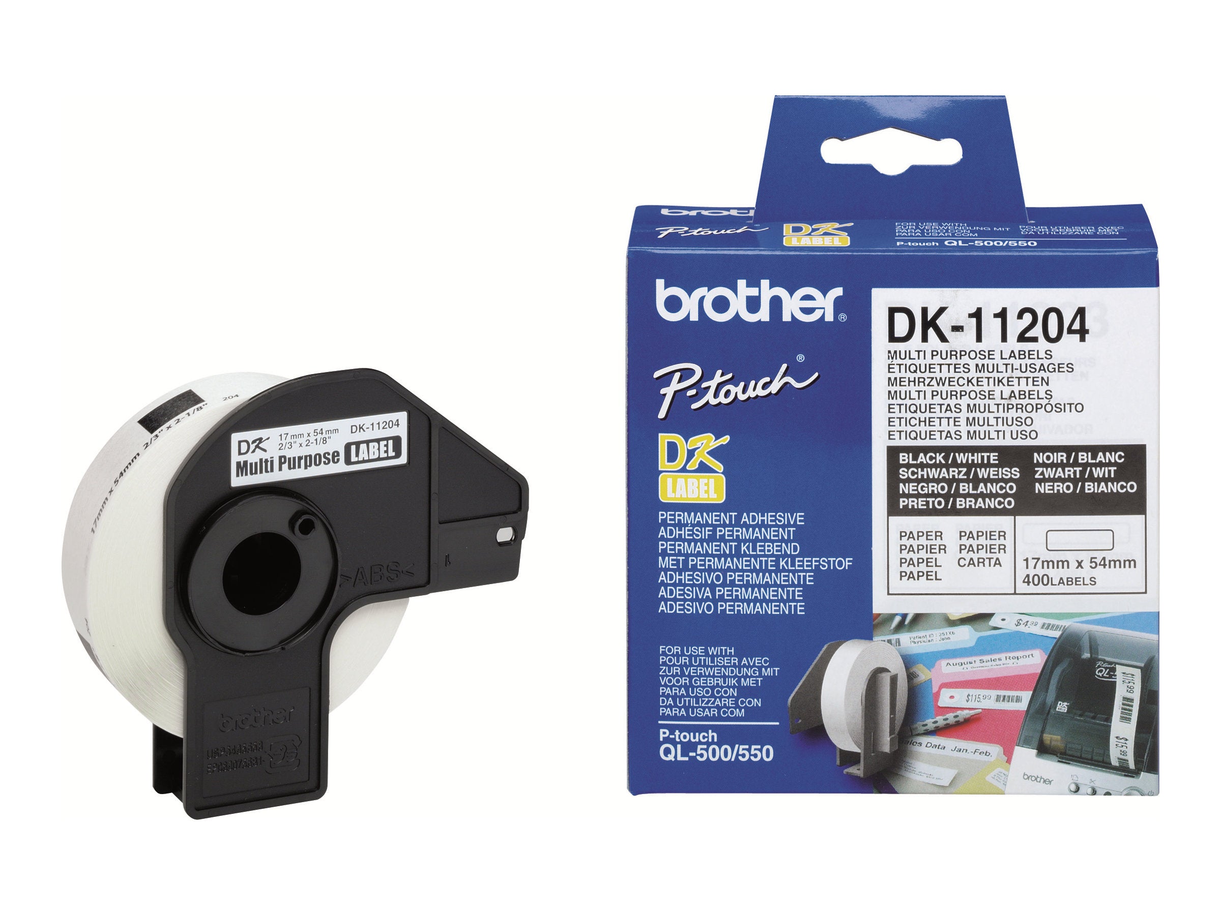 BROTHER P-Touch DK-11204 Etikettenrolle Vorderansicht