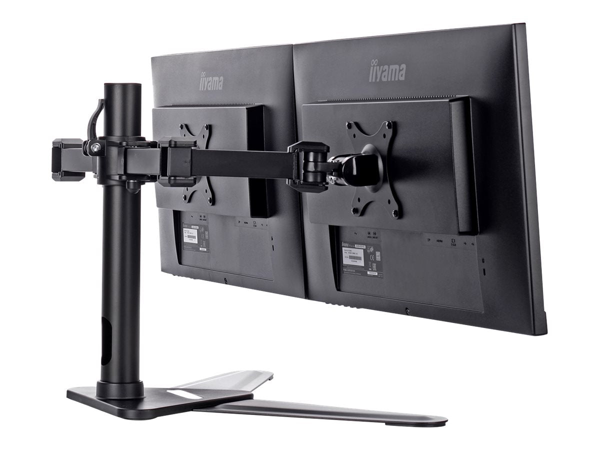 IIYAMA DS1002D-B1 Dual-Monitor Tischhalterung Detailansicht