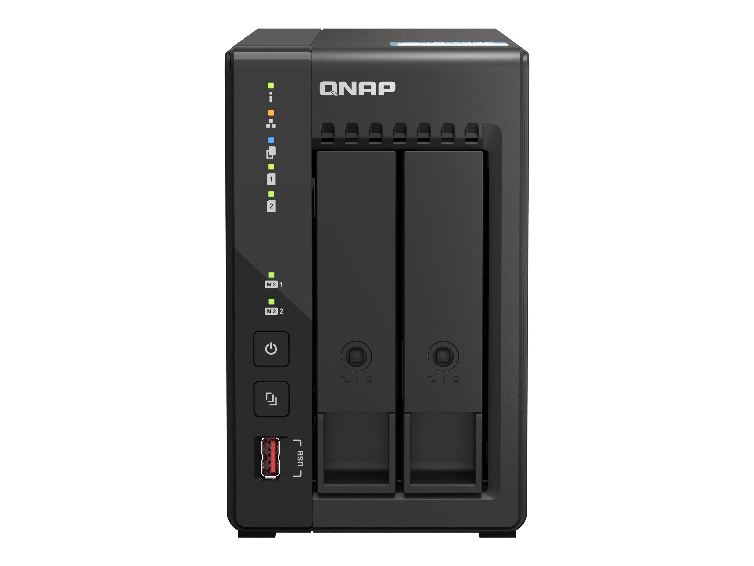 QNAP TS-253E-8G NAS-Server Vorderansicht