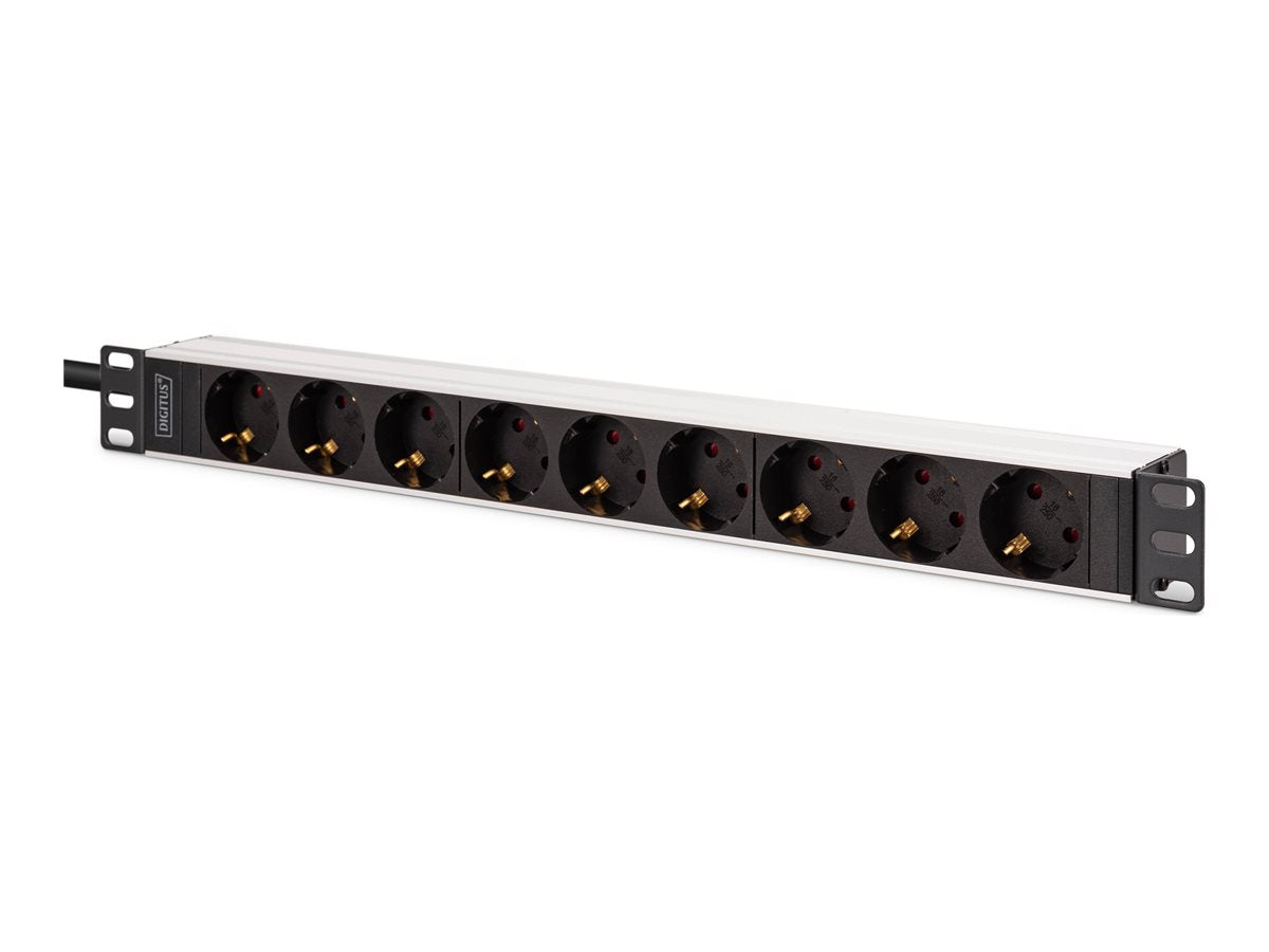 DIGITUS 1U Alu PDU Vorderansicht