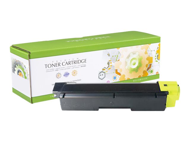 STATIC Tonerpatrone Kyocera TK-580Y Gelb - Vorderansicht