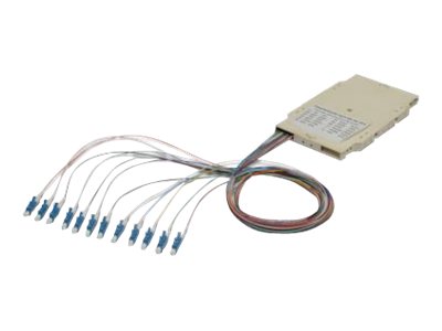 DIGITUS Spleisskassette mit 12 Pigtails - Vorderansicht