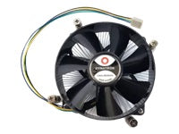 DYNATRON Q9 Intel CPU Kuehler LGA1700 2U extrudierter Kuehlkoerper aus Aluminium mit Push-Pin Montage