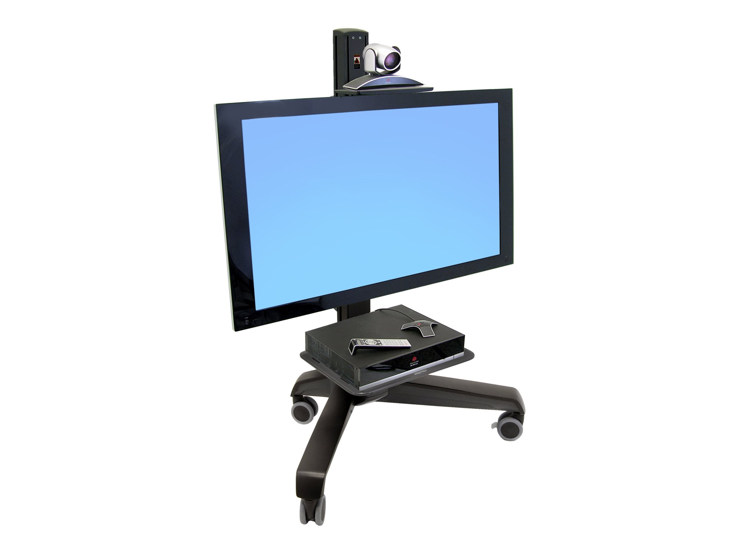 ERGOTRON Neo-Flex Mobile MediaCenter UHD Seitenansicht